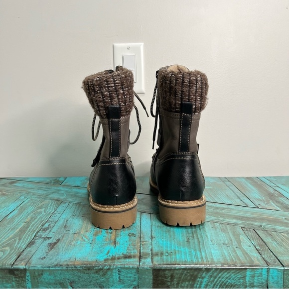 Alberto Faux Shearling Lined Lace up Boots Size 41 - Picture 5 of 14